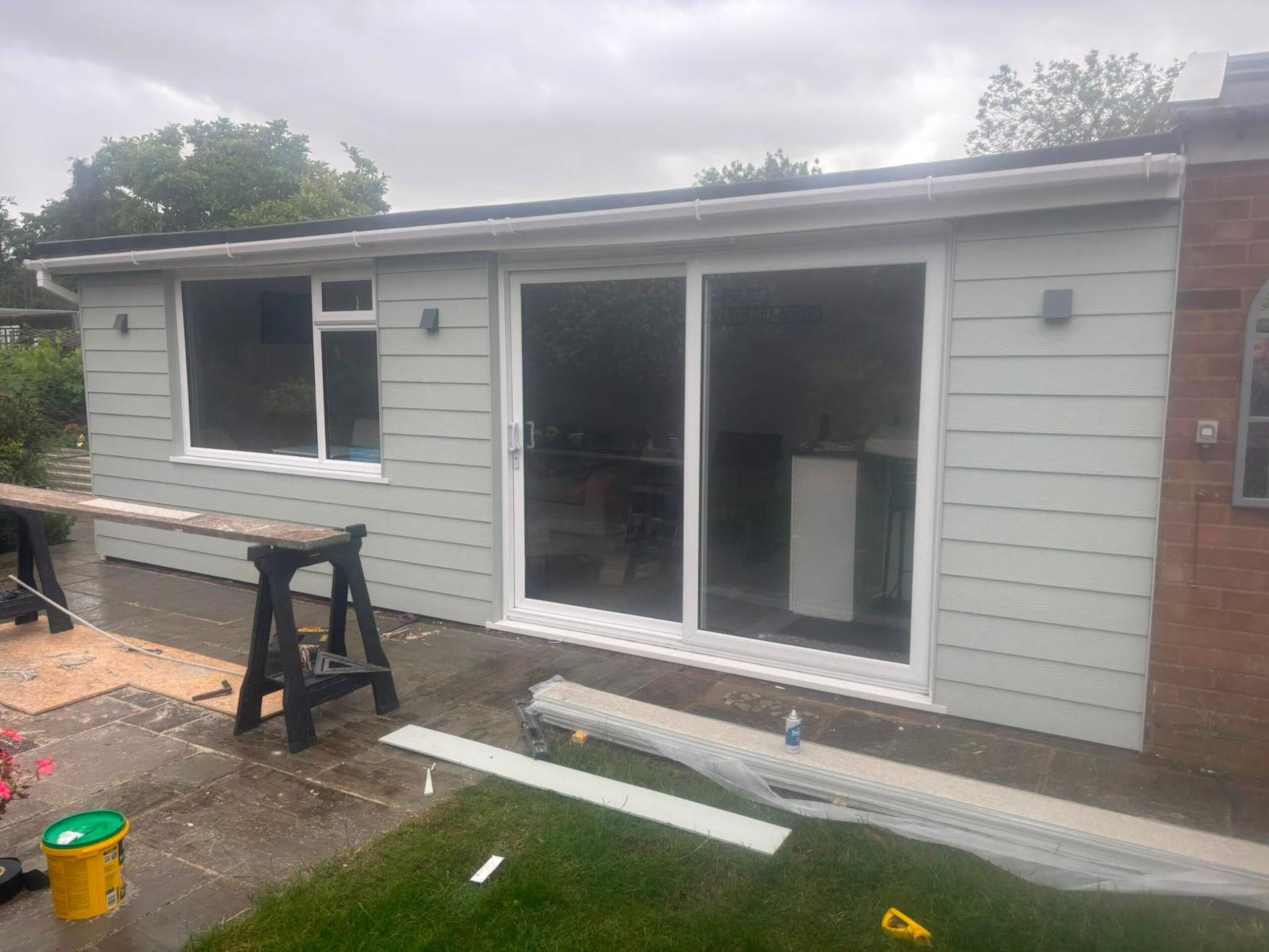 M3 Luton Garden Room Cladding After Image 2